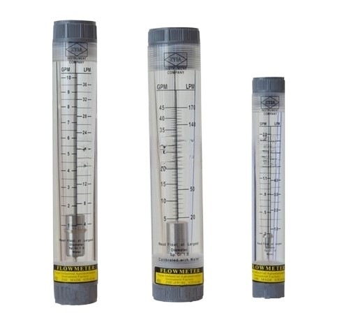 LZM-15G tube type Acylic flowmeter stainless steel fitting gas/liquid rotameter