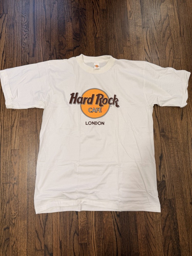Hard Rock Cafe London White T Shirt Adult XL