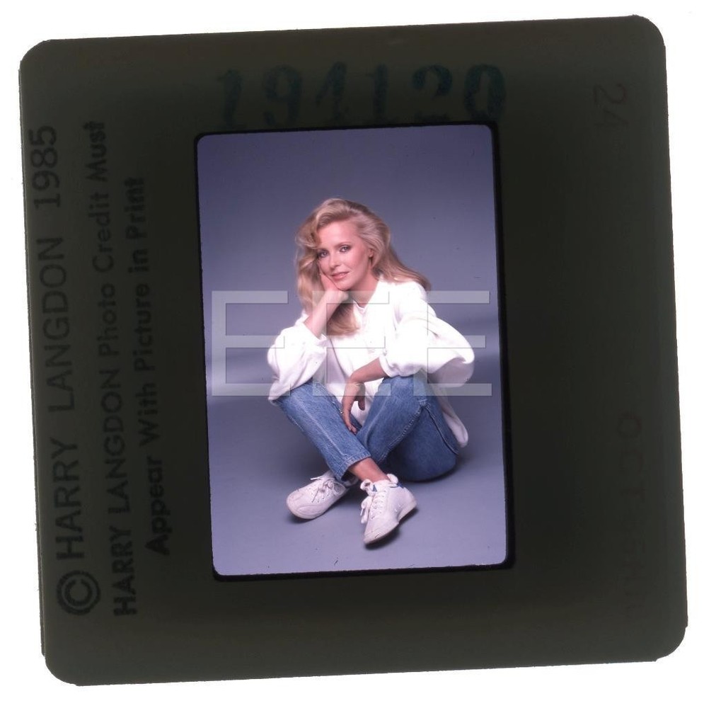Cheryl Ladd Charlie's Angels TV Actress Harry Langdon Transparency w/rights 658E