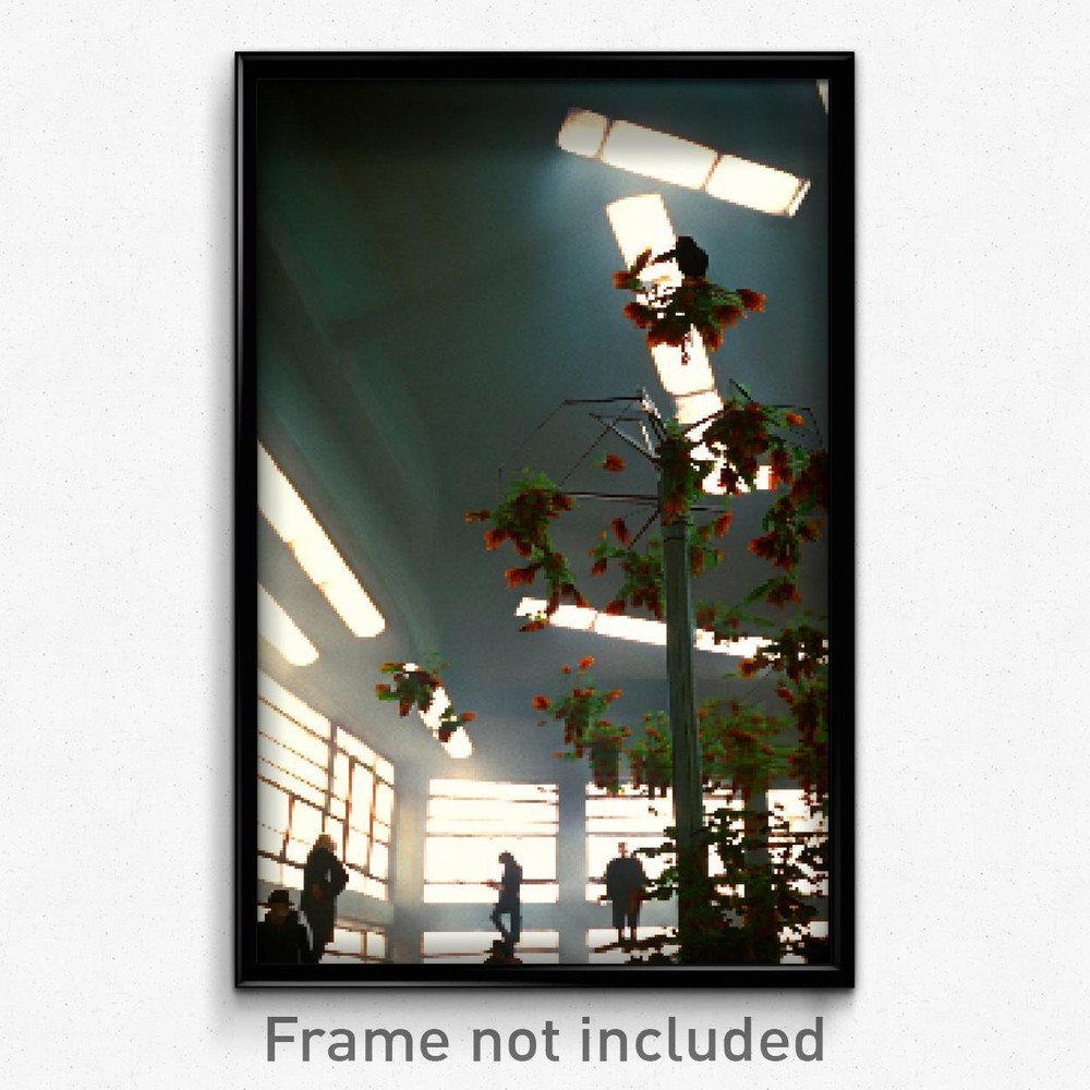 Pixel Art Poster - Ordinary Rookery (8 Bit Psychedelic Trippy Video Game Print)