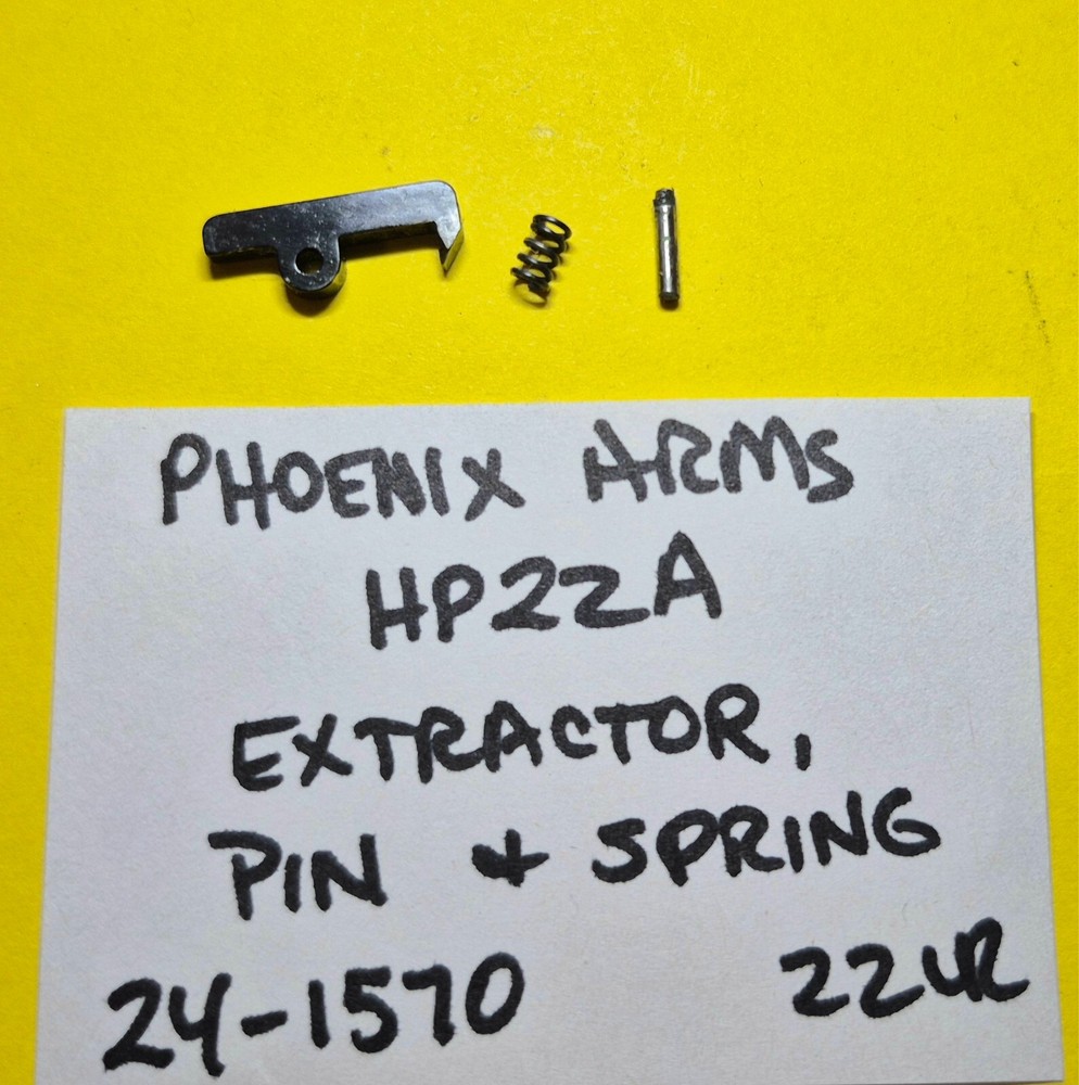 Phoenix Arms HP22A 22LR Extractor with Pin and Spring #24-1570