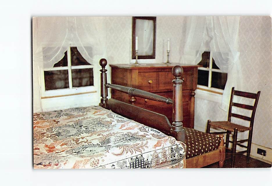 Postcard Tom Sawyer's Room Mark Twain Home Hannibal Missouri USA