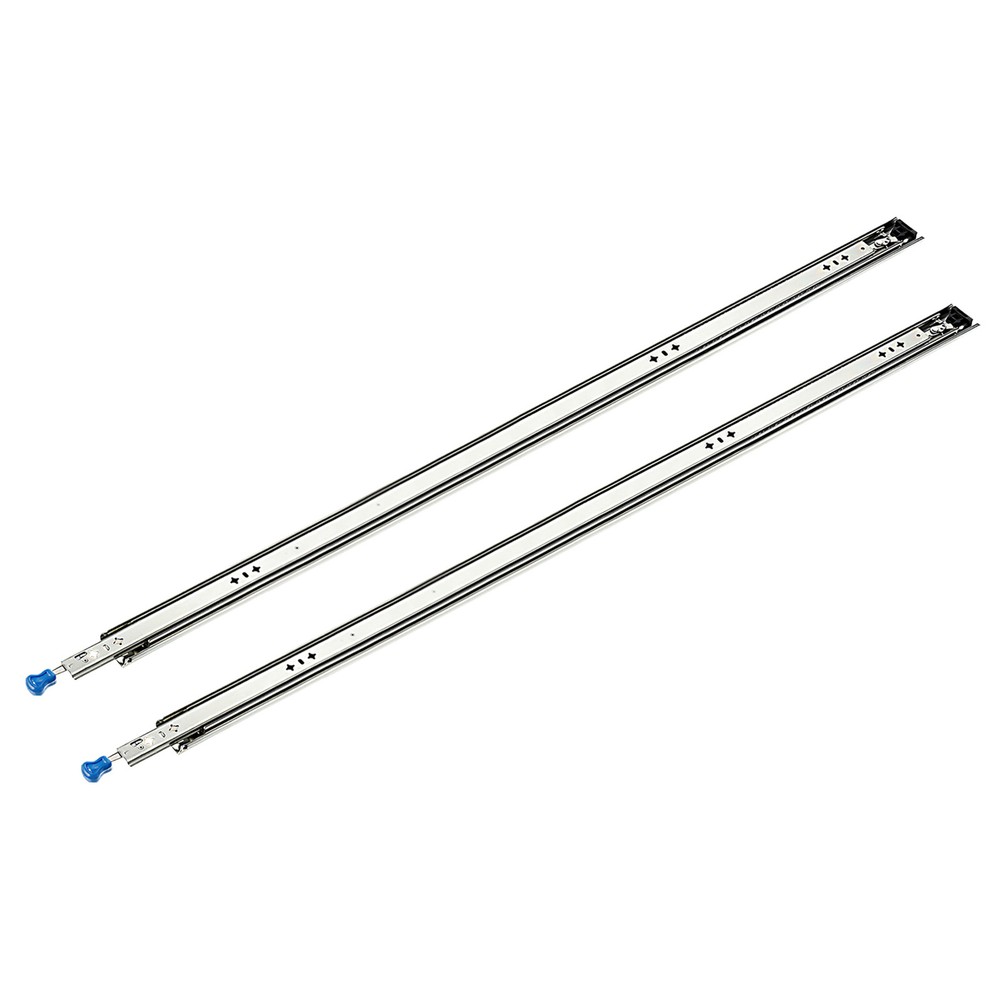 1 Pair Heavy Duty Drawer Slides, 38 Inch Drawer Slides with Lock 174lb