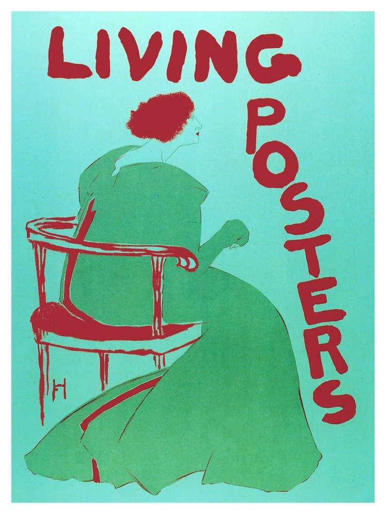 Living Posters wall Red & green Decoration. Graphic Interior Art design. 3230