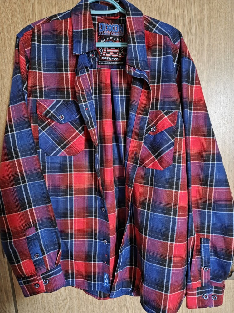 Dixxon Flannel Company 199 Pastrana Plaid Flannel Pockets Shirt L