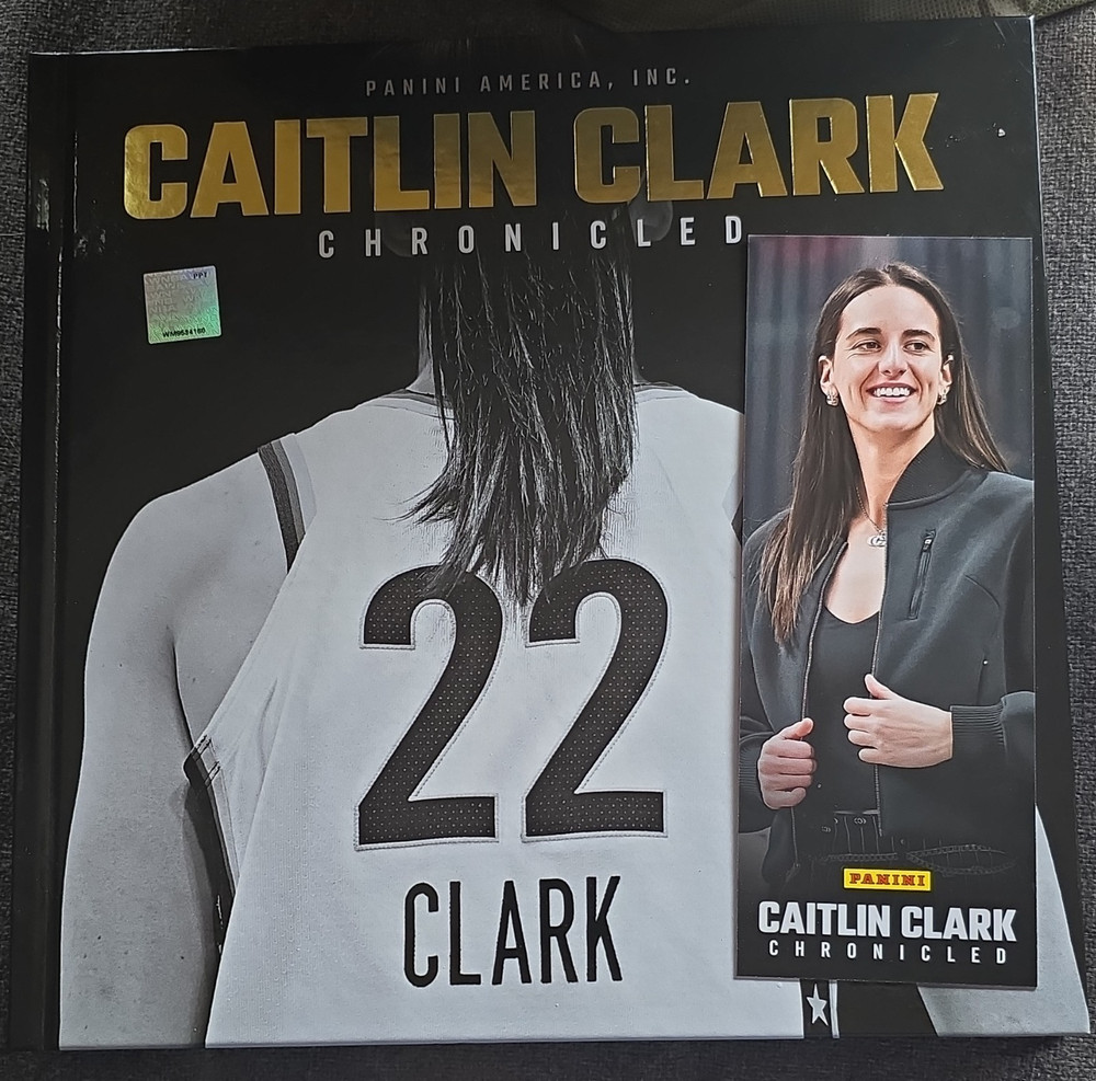Panini Caitlin Clark Chronicled Hardcover Basketball Book NO CARDS BOOK ONLY