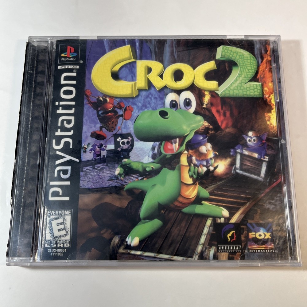 Croc 2 (Sony PlayStation 1 PS1, 1999) Complete CIB - Tested & Working