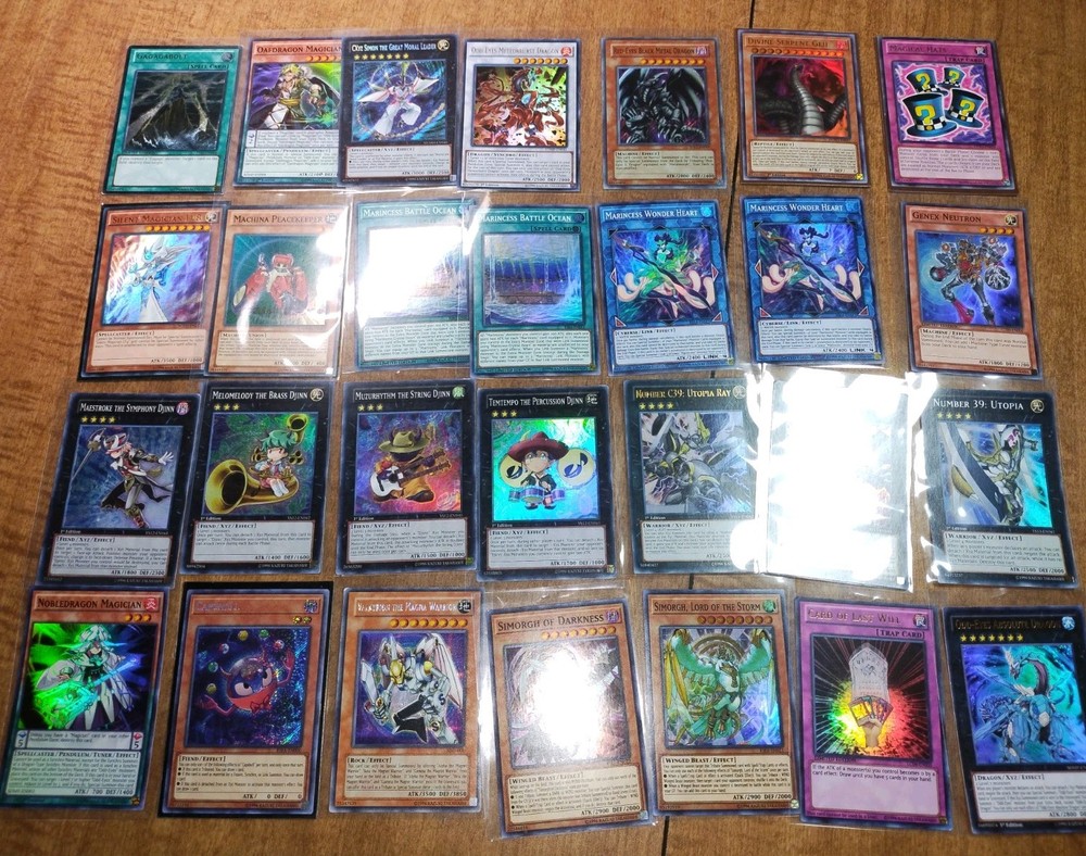 Yugioh 28 Card Lot  Super Rare Ultra Rare Secret Rare?