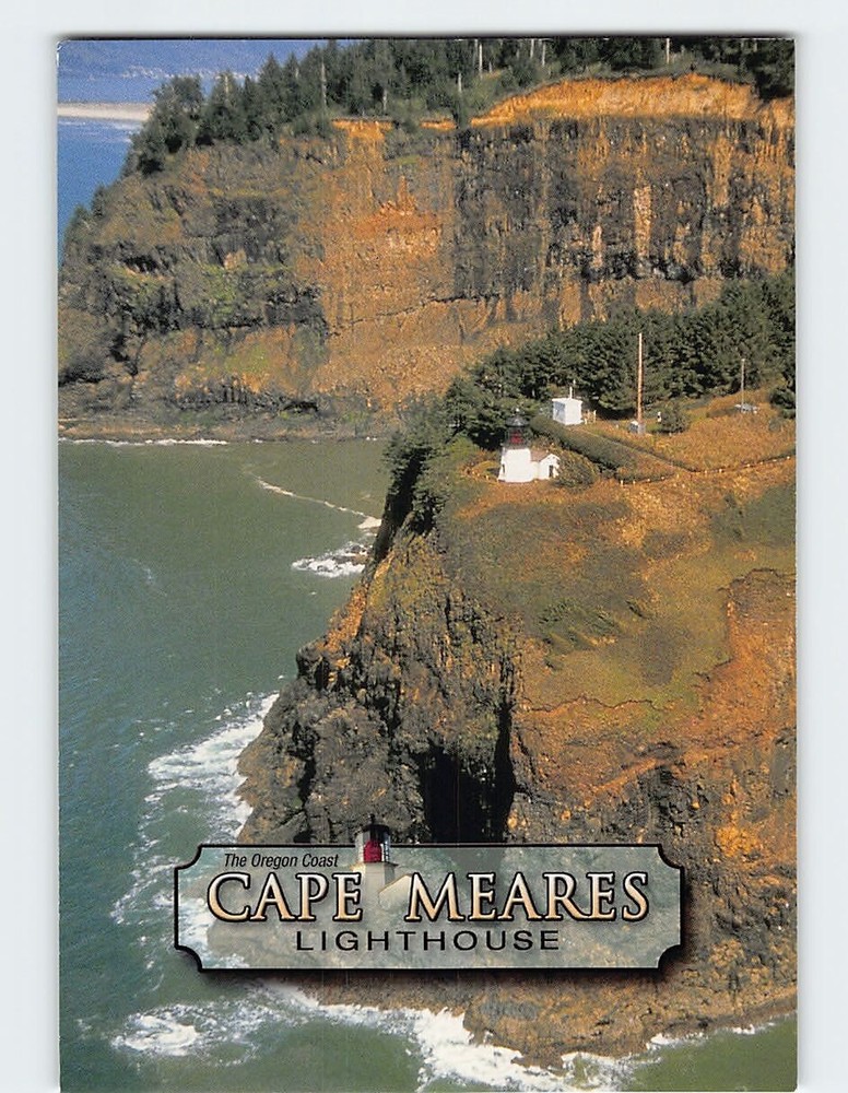 Postcard The Oregon Coast d Cape Meares Lighthouse Tillamook Oregon