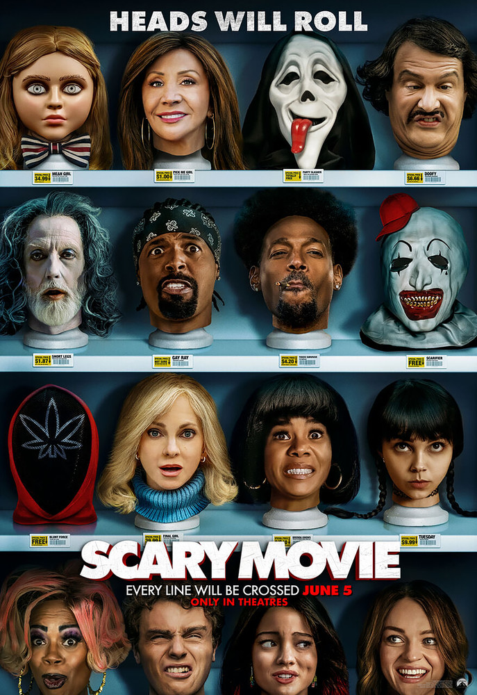 Scary Movie 6 Heads Will Roll Movie Poster Multiple Sizes Scary Movie 6 Wall Art
