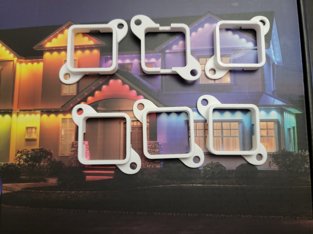 Govee Permanent Outdoor Lights Mount Bracket for 200ft Elites White 2-Pack