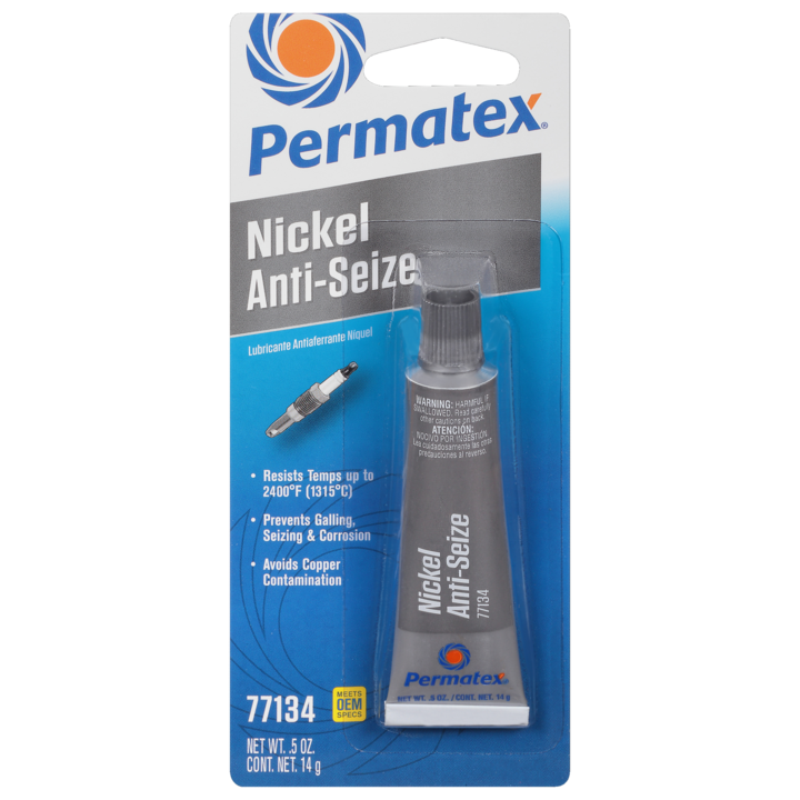 2 pack!!!!!   Permatex  77134  Anti-Seize Compound Nickel Anti-seize .5 oz.