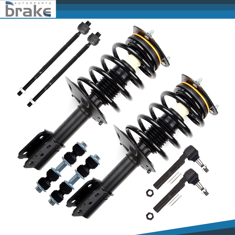 2001-07 Buick Rendezvous Pontiac Aztek Front Suspension Kit with Struts Spring Sway Bar Tie Rod