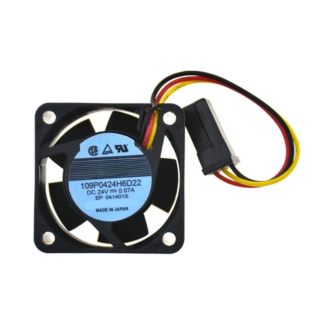 3pcs For SANYO 109P0424H6D22 DC24V 0.07A Cooling Fan For Fanuc Inverter 40*20mm
