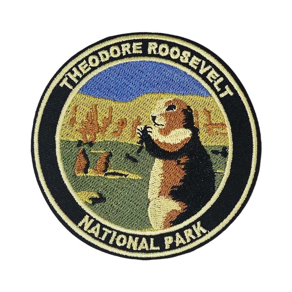 Theodore Roosevelt National Park Patch Embroidered Iron-On Applique Souvenir