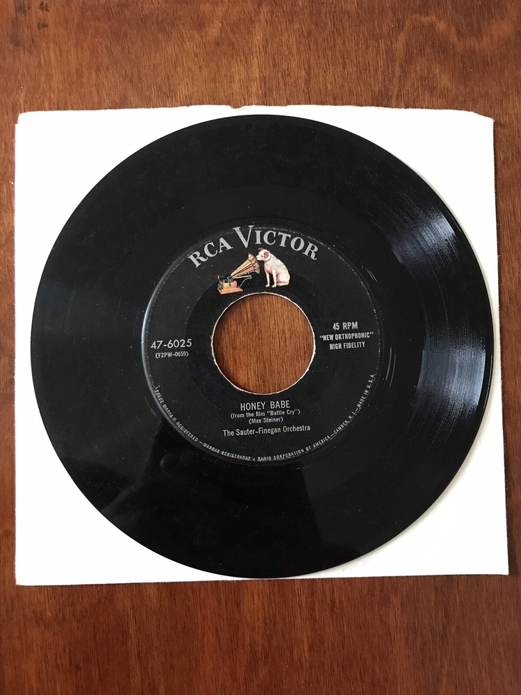 Sauter-Finegan Orchestra Honey Babe / What is This Thing Called Love 45 Record