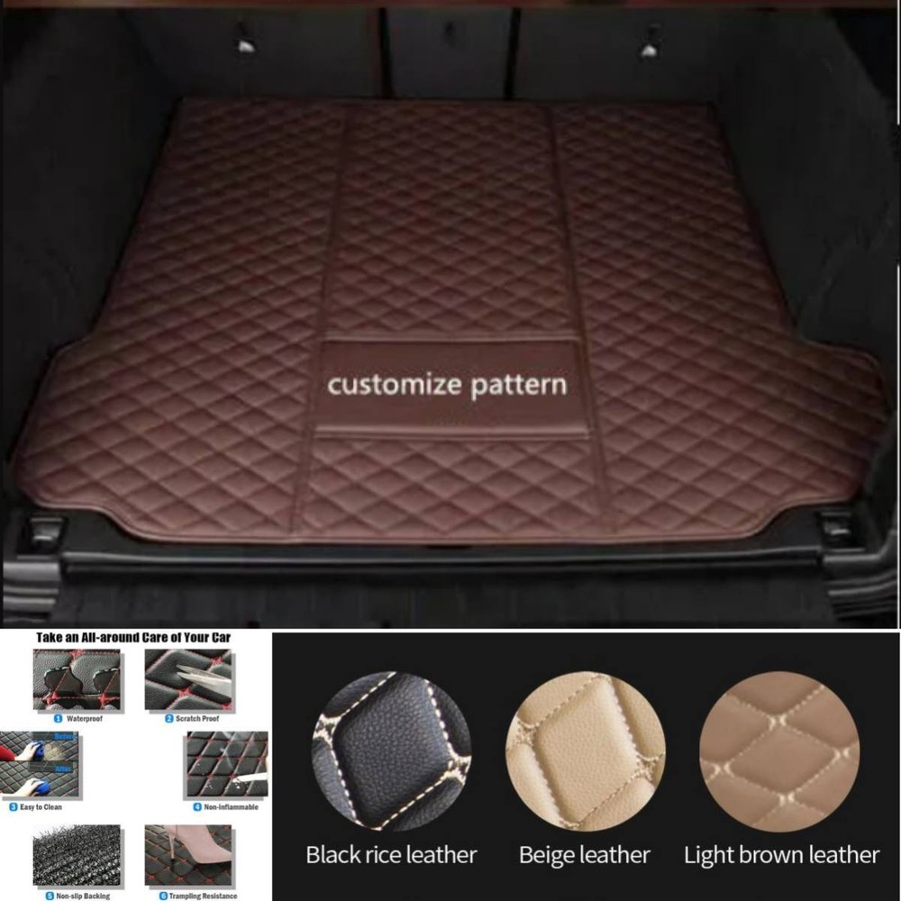 Custom Fit Hummer H2 H3 Waterproof Rear Carpet Trunk & Floor Mats