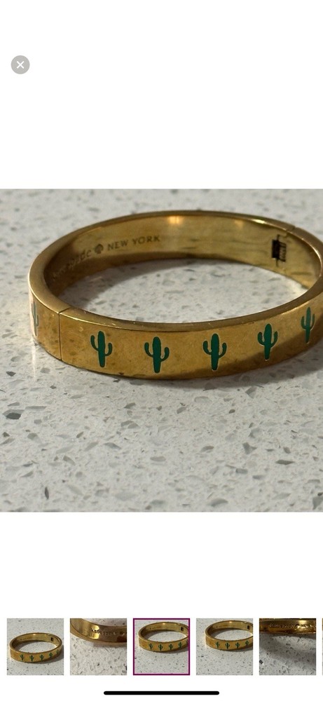 Kate Spade Gold Tone Bangle Bracelet