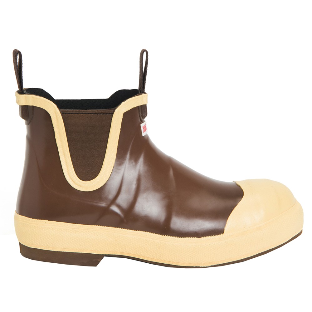 Xtratuf Legacy Deck 6 Inch Waterproof Steel Toe Work  Mens Brown  LDB-STL