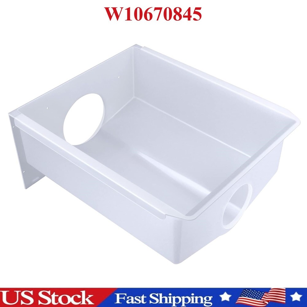 New W10670845 Refrigerator Ice Bucket Fit Whirlpool Ice Maker Parts WRS325FDAM04