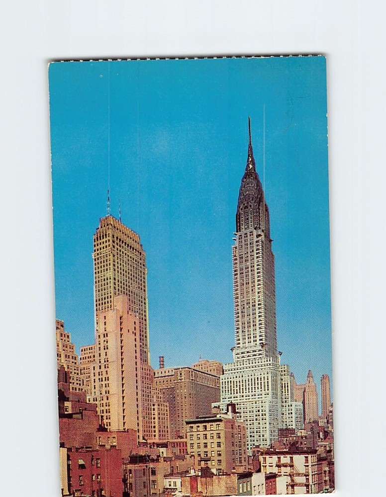 Postcard Chrysler Building & Towers Midtown Manhattan New York City New York USA