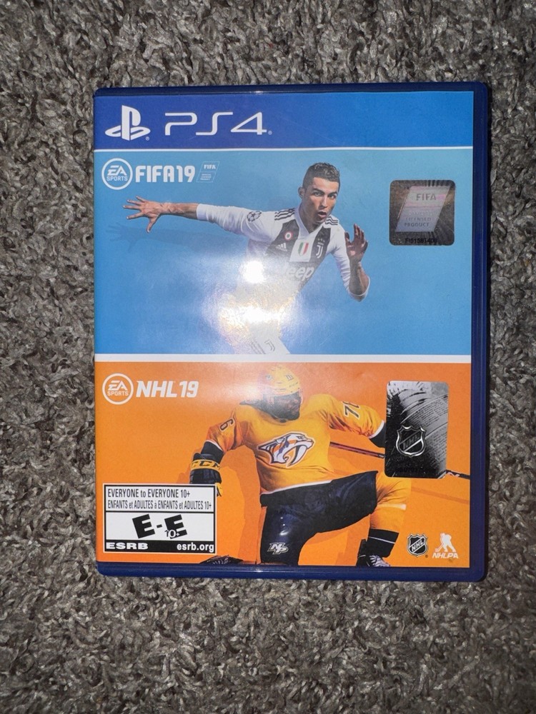 EA Sports FIFA 19 NHL 19 Sports Multiplayer Manual PS4 2018 Video Game