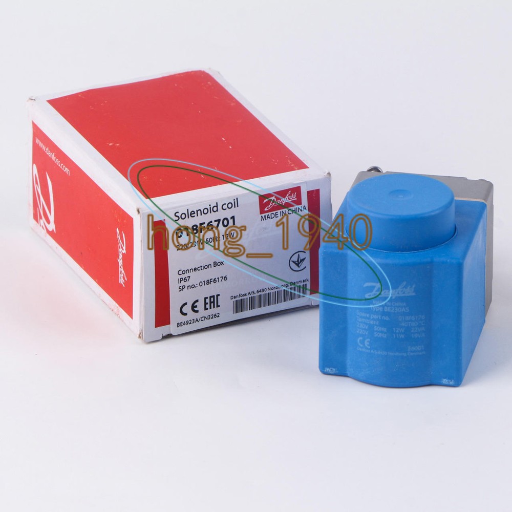 1pcs In Box Danfoss Solenoid Valve Coil 018F6701 New