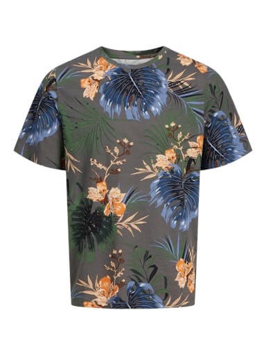 Jack & Jones JJHAWAII AOP Crew Neck Cotton T-Shirt 1 Pack