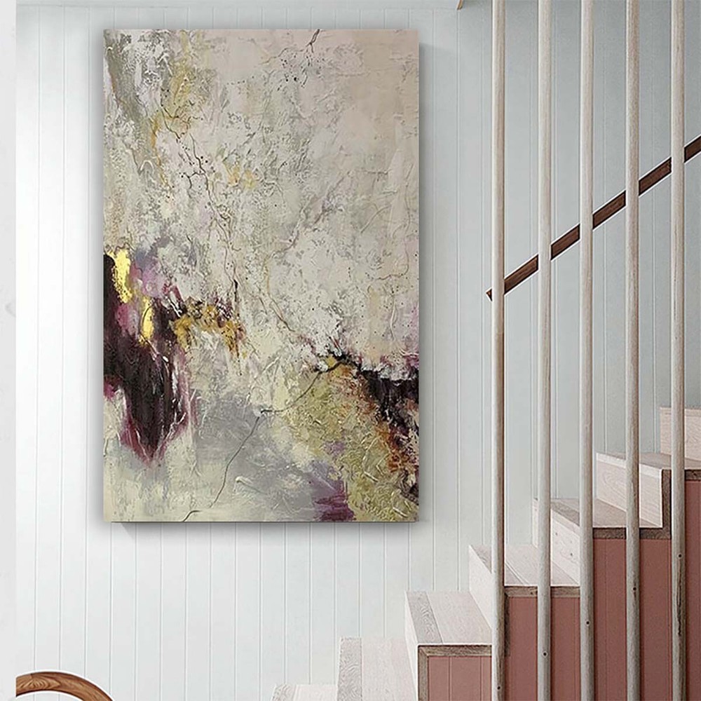 Deluxe Decor Wall Poster Handmade Oil Painting Abstract Art Canvas Mural Room