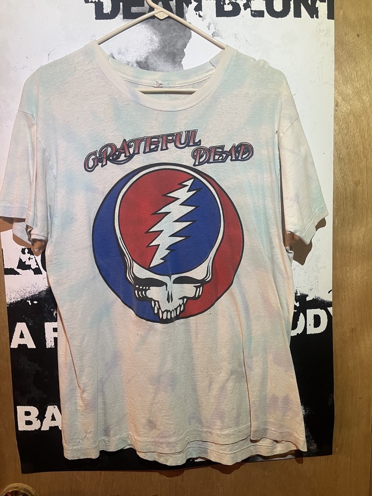 Vintage Grateful Dead Trucking Summer 1992 T Shirt XL White Band Tour Merch