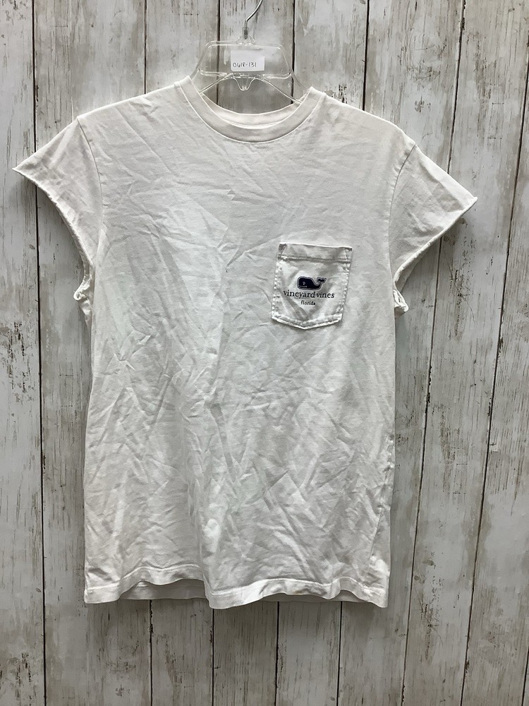 Vineyard Vines Men's White Florida Whale Graphic Short-Sleeve Pocket T-Shirt XS