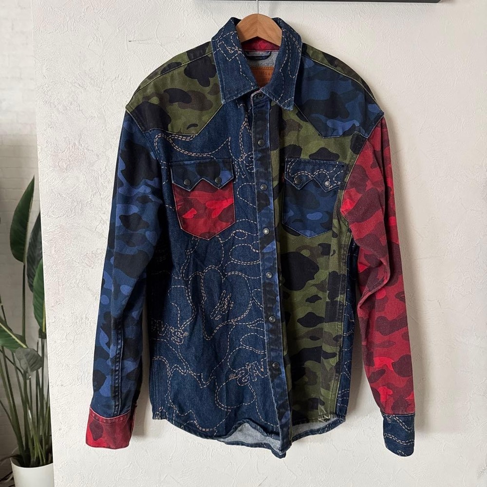 Levi's x BAPE Patchwork Western Shirt 706243