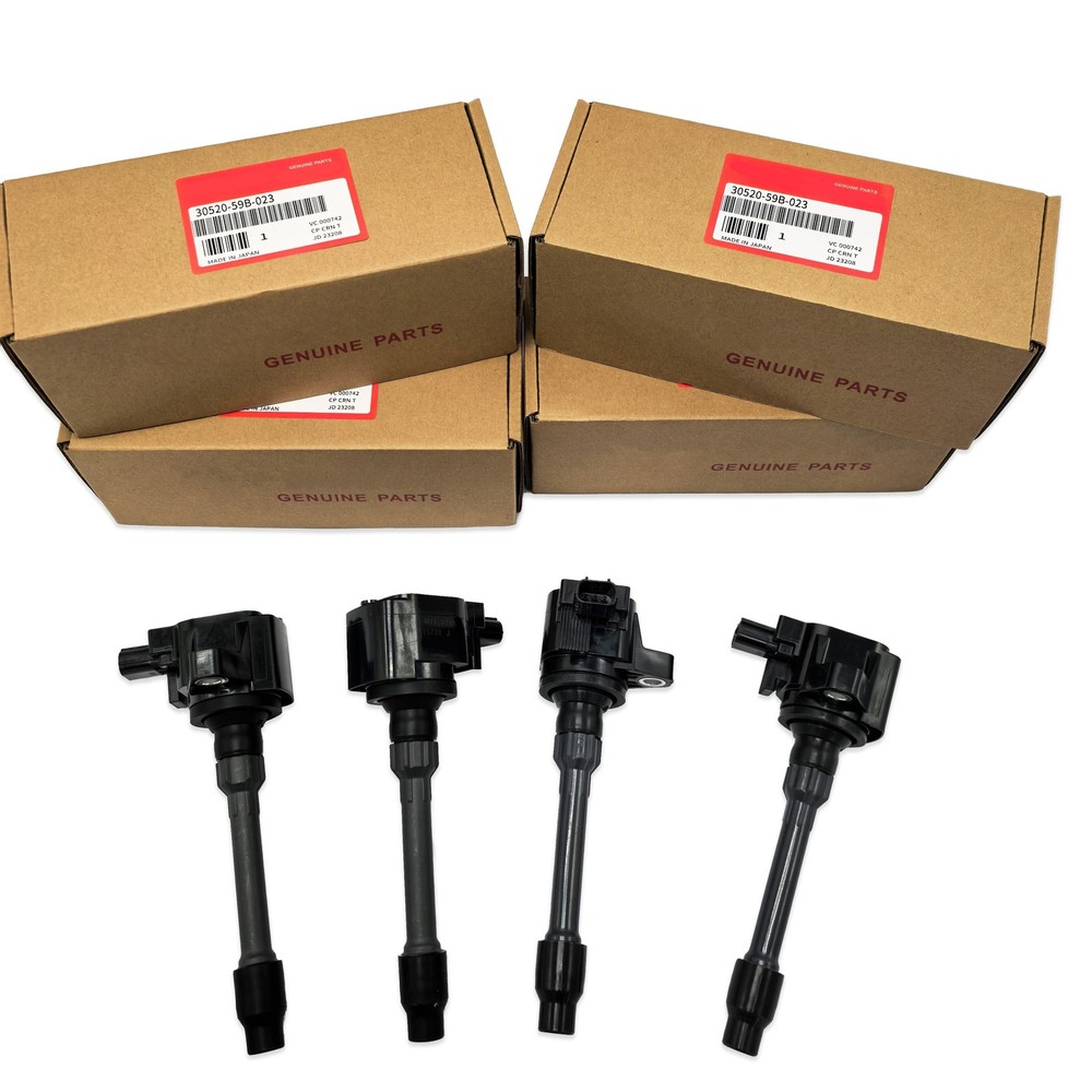 4X OEM Ignition Coil For Honda Accord Civic CRV Acura UF781 30520-59B-013 US