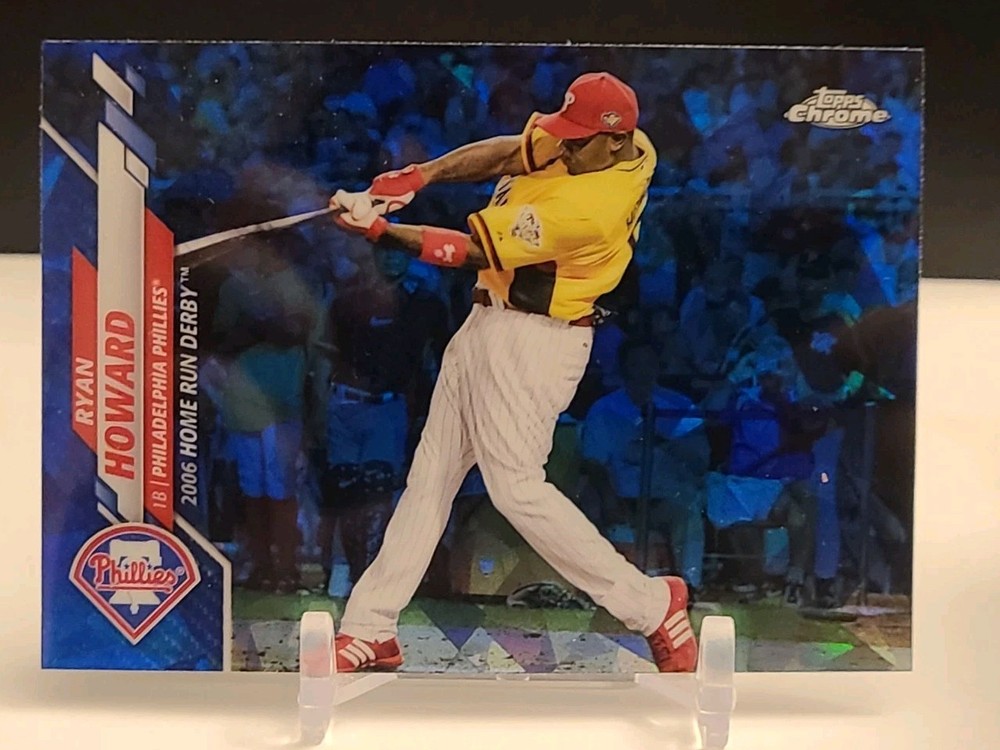 2020 Topps Chrome Update Sapphire Ryan Howard #U-59 Baseball Card