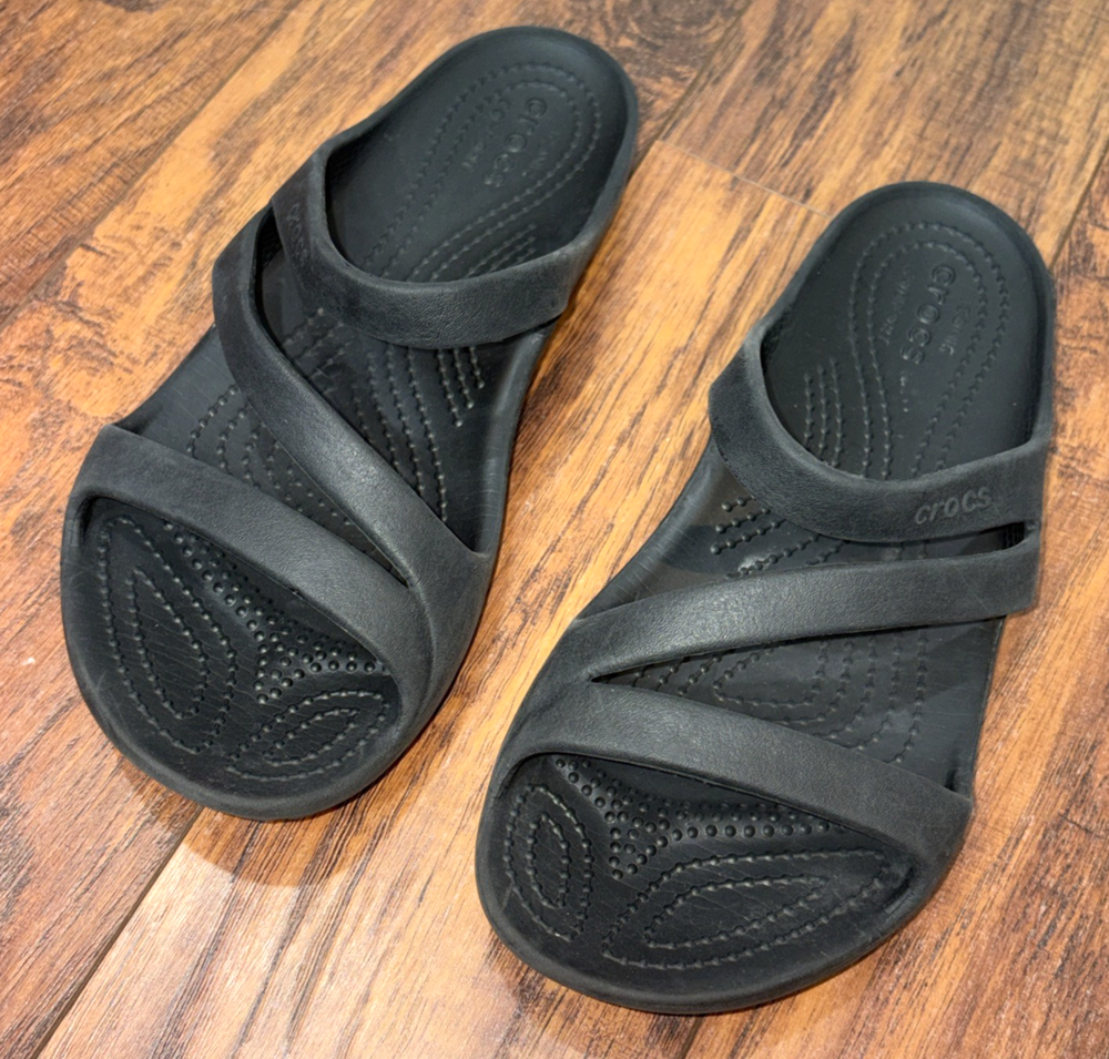 Crocs Swiftwater Sandal Womens 7 Waterproof Comfort Slip On Slides Open Toe