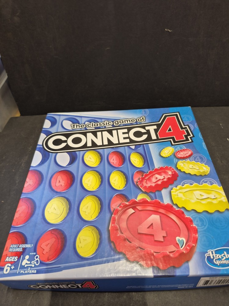 Hasbro Connect 4 Classic Strategy Board Game Complete Ages 6+ 2 Players