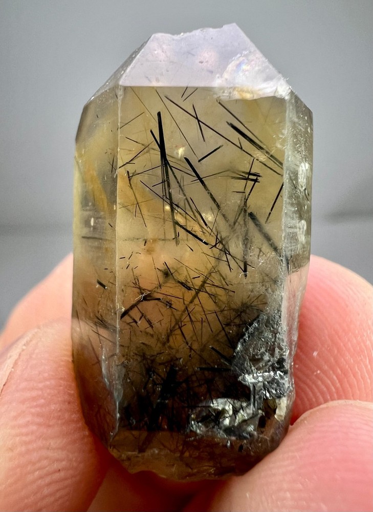 54 CT Parisite & Black Needles included Quartz From Kpk Pakistan Z6