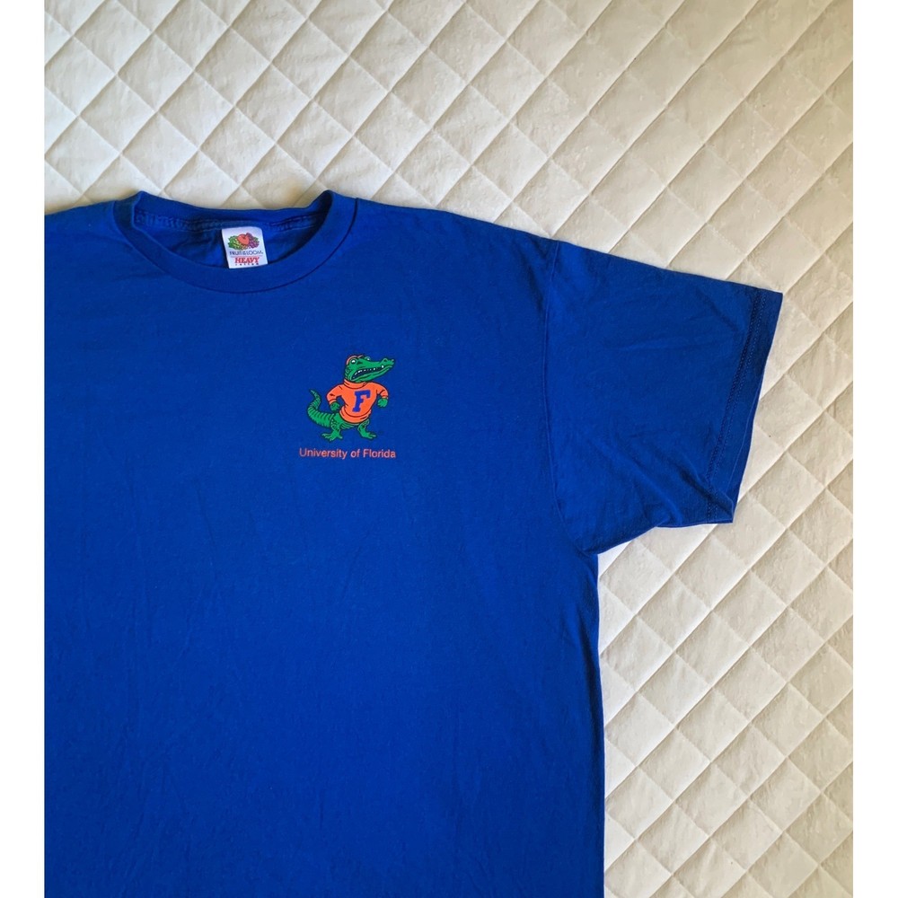Y2K VTG Florida Gator Graphic Blue T-Shirt Sz XL College NCAA streetwear classic