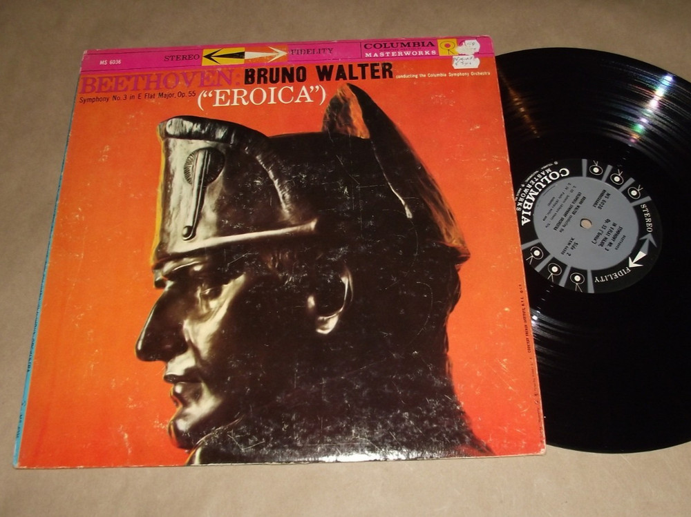 Beethoven Eroica Bruno Walter  Columbia Ms-6036 6-Eye Stereo