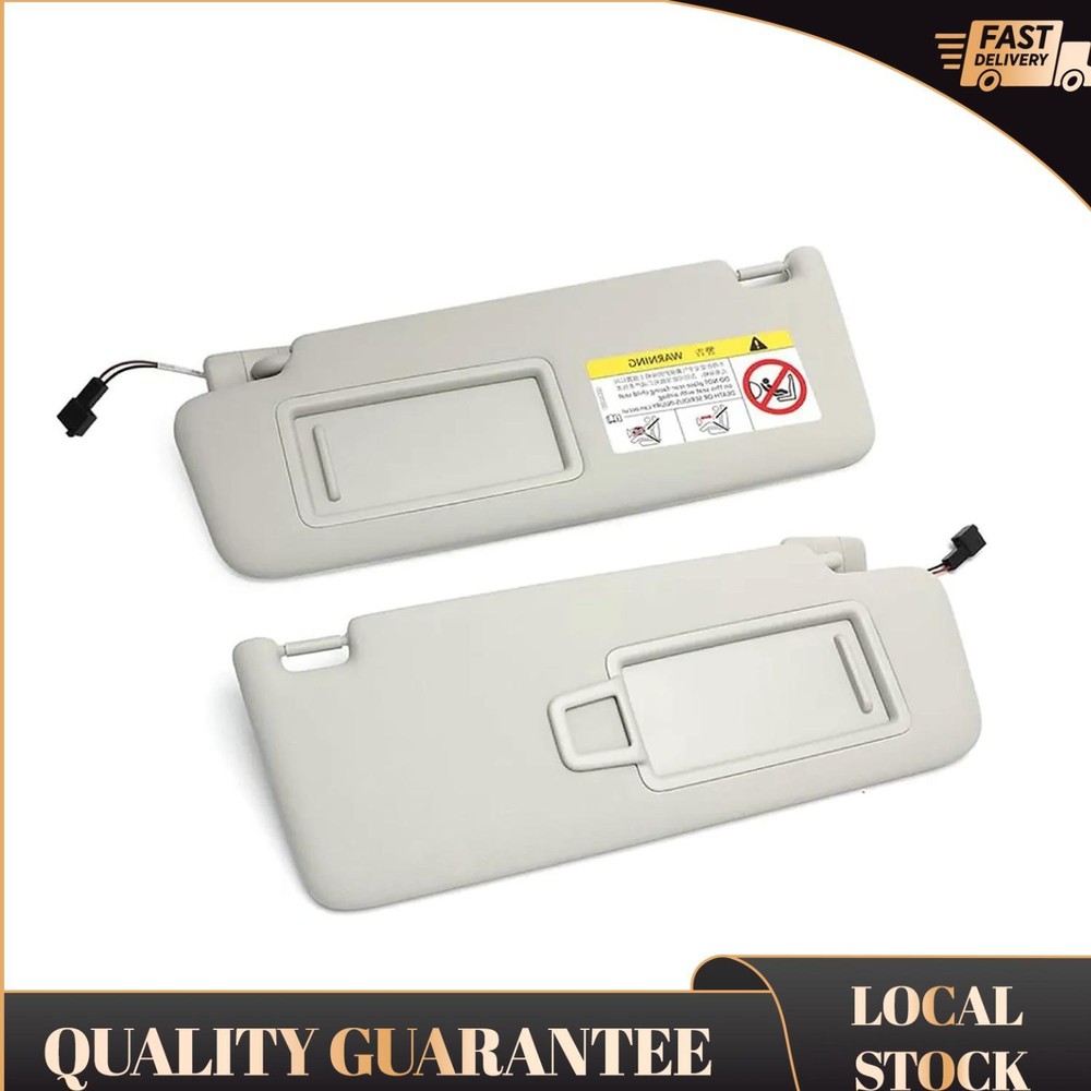 L&R Front Sun Visor Panel Makeup Mirror For Jetta Golf 7 MK7 T-Cross Passat B8