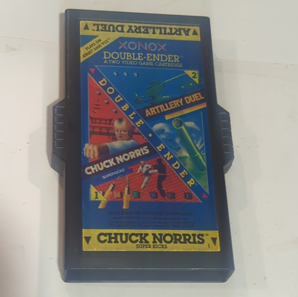 Xonox Double-Ender Artillery Duel Chuck Norris Superkicks Atari 2600 Action Game