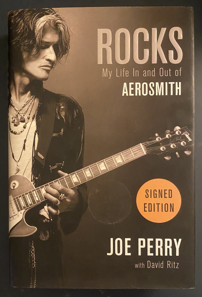 Joe Perry SIGNED Rocks: My Life in and Out of Aerosmith HC Book