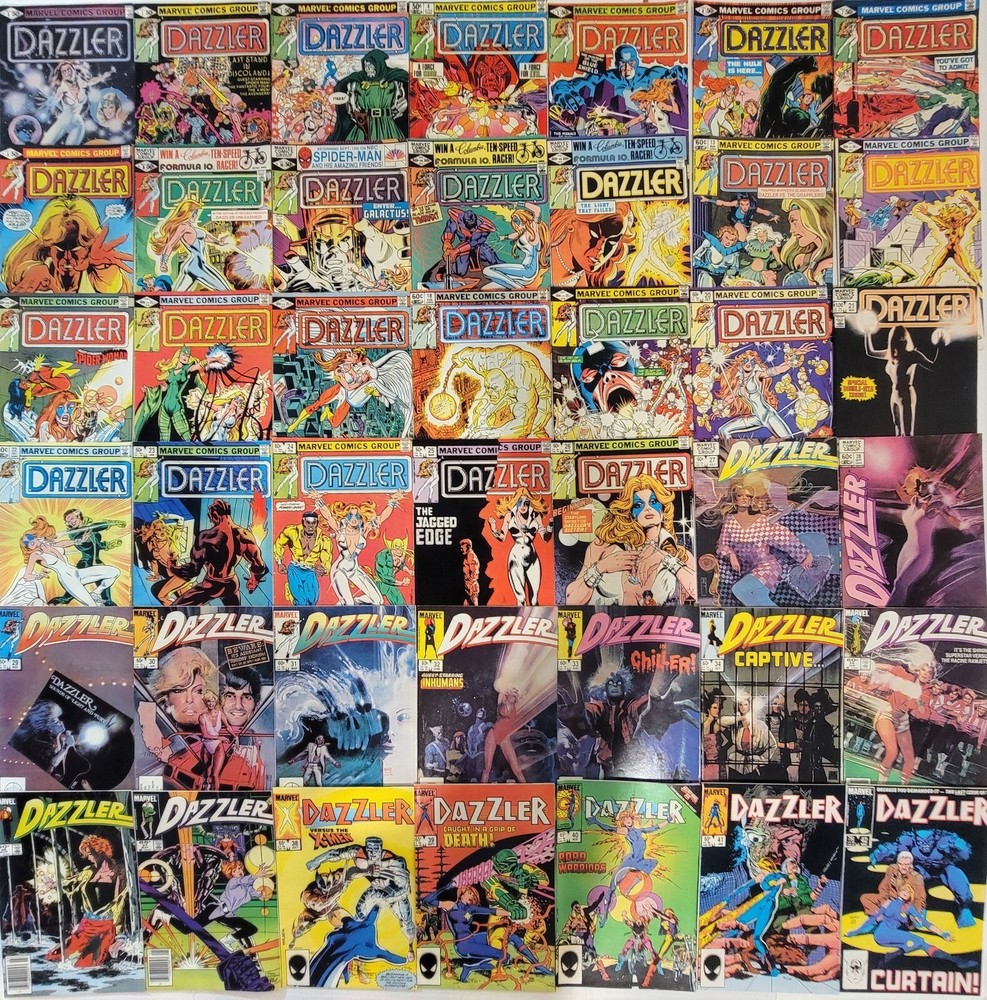 DAZZLER Lot (42) #1-42 NM+FN 1st Solo Series Complete Run 1981 HIGH-MID GRADE
