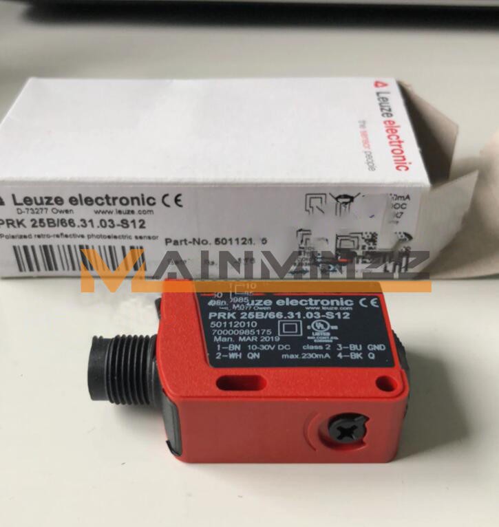 1PCS NEW LEUZE PRK 25B/66.31.03-S12 photoelectric sensor PRK 25B/66.31.03-S 12