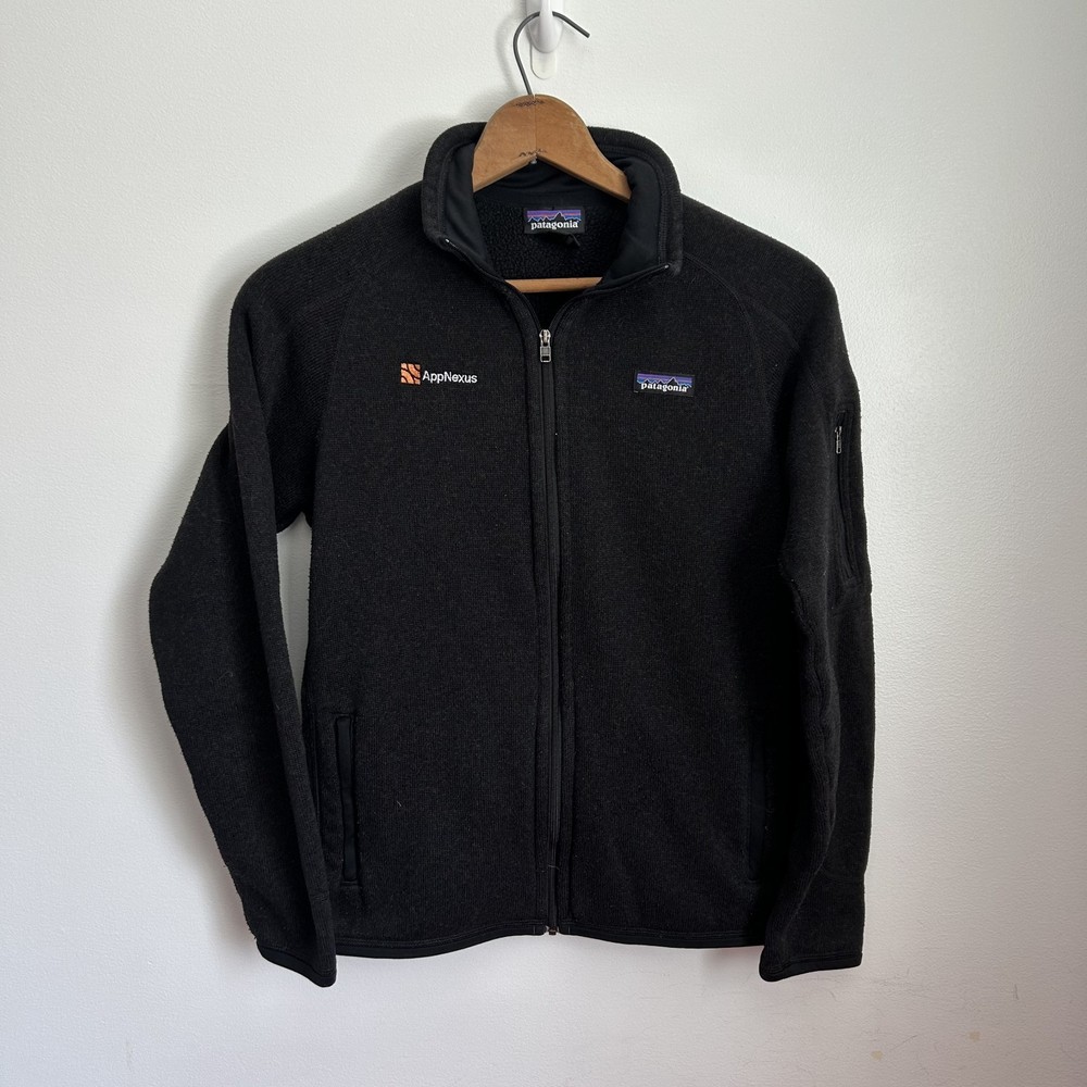Patagonia Better Sweater Fleece Jacket Mens Medium Full Zip Black
