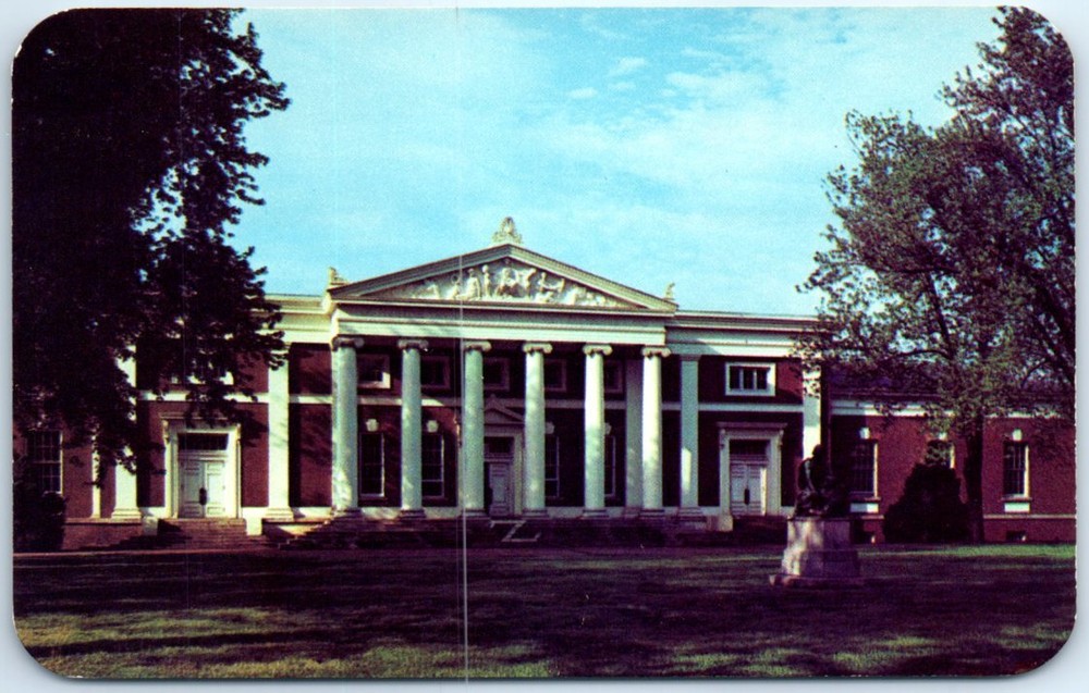 Postcard - Cabel Hall, University of Virginia, Charlottesville, Virginia