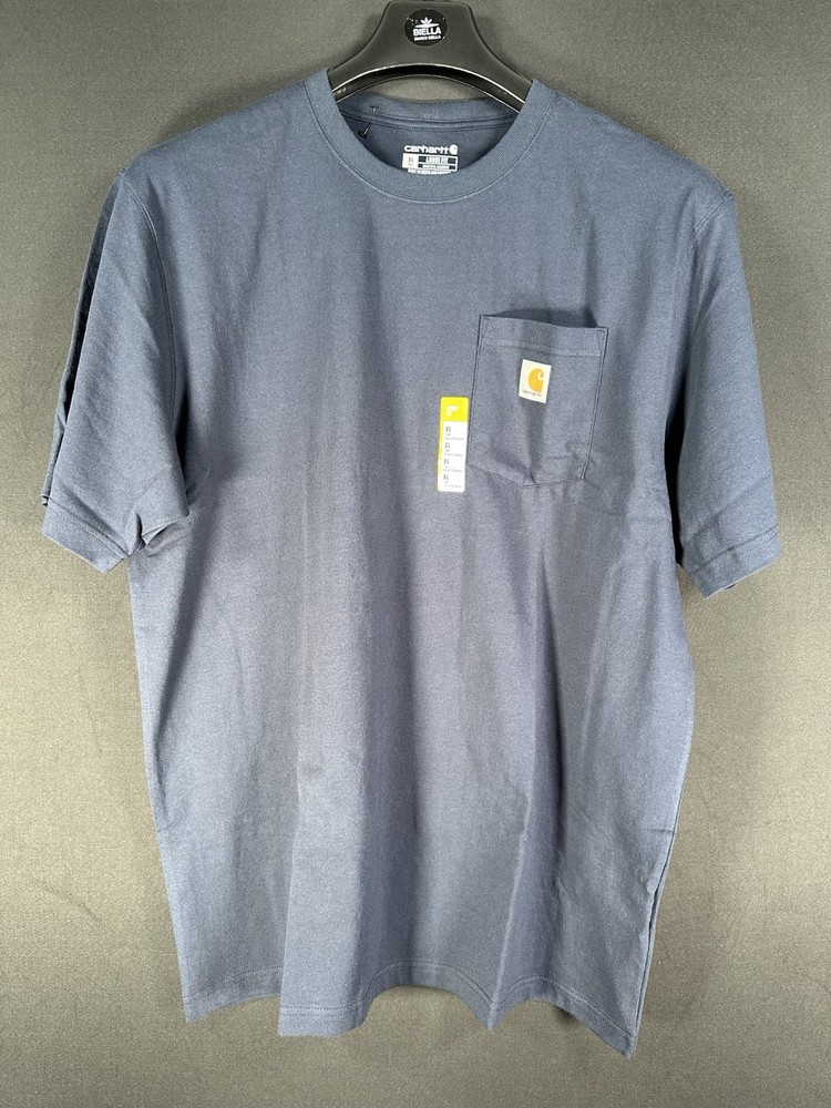 Carhartt Men's Navy Blue T-Shirt Size XL Tall Brand New No Tags See Pics