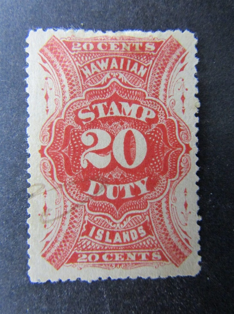 nystamps US Hawaii Stamp # R9 Used $375     Y15x4720