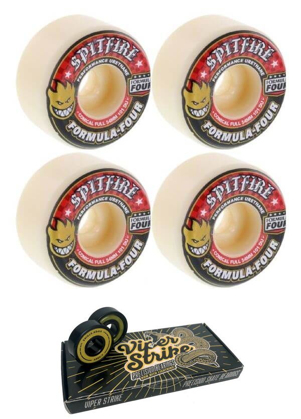 Spitfire Wheels Formula Four Conical Full Skateboard Wheels - 54mm 101a
