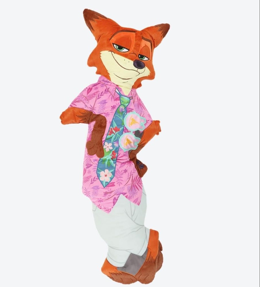 Tokyo Disney Zootopia Nick Wild Cushion 131cm x 51cm New Tag